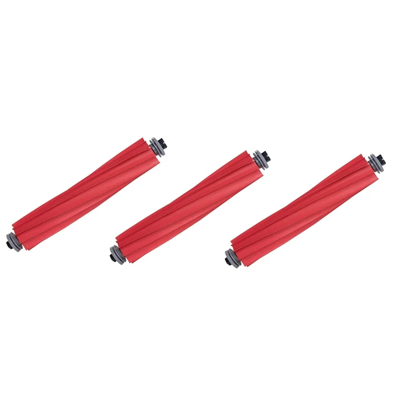 3шт Резиновая Основная щетка для замены деталей робота-пылесоса Roborock S7 Роликовая