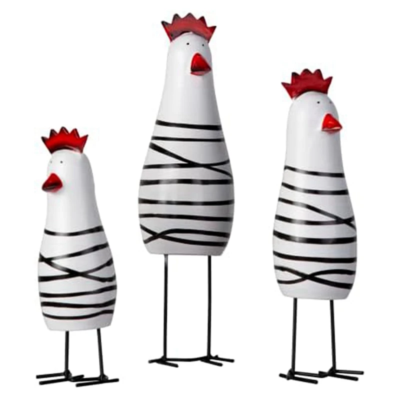 

Милые деревянные фигурки из куриного чока для домашнего декора, кухонный Декор петуха, украшения для гостиной, простая установка