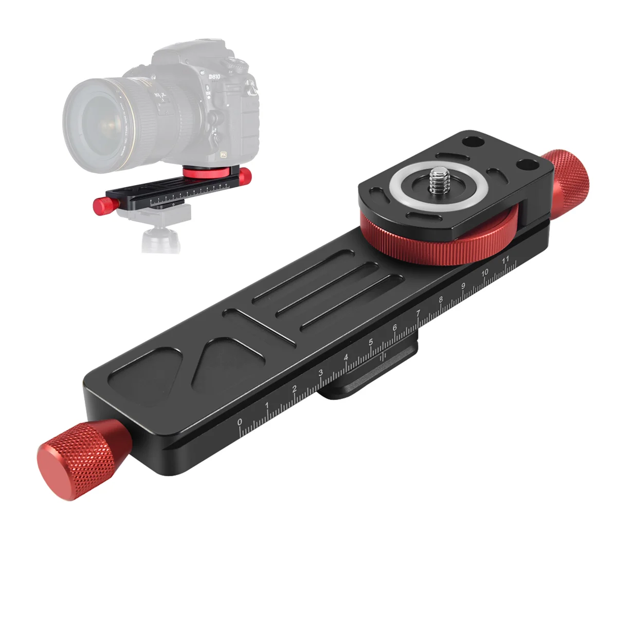 Полностью Металлическая направляющая для макросъемки Wormdrive с тонкой