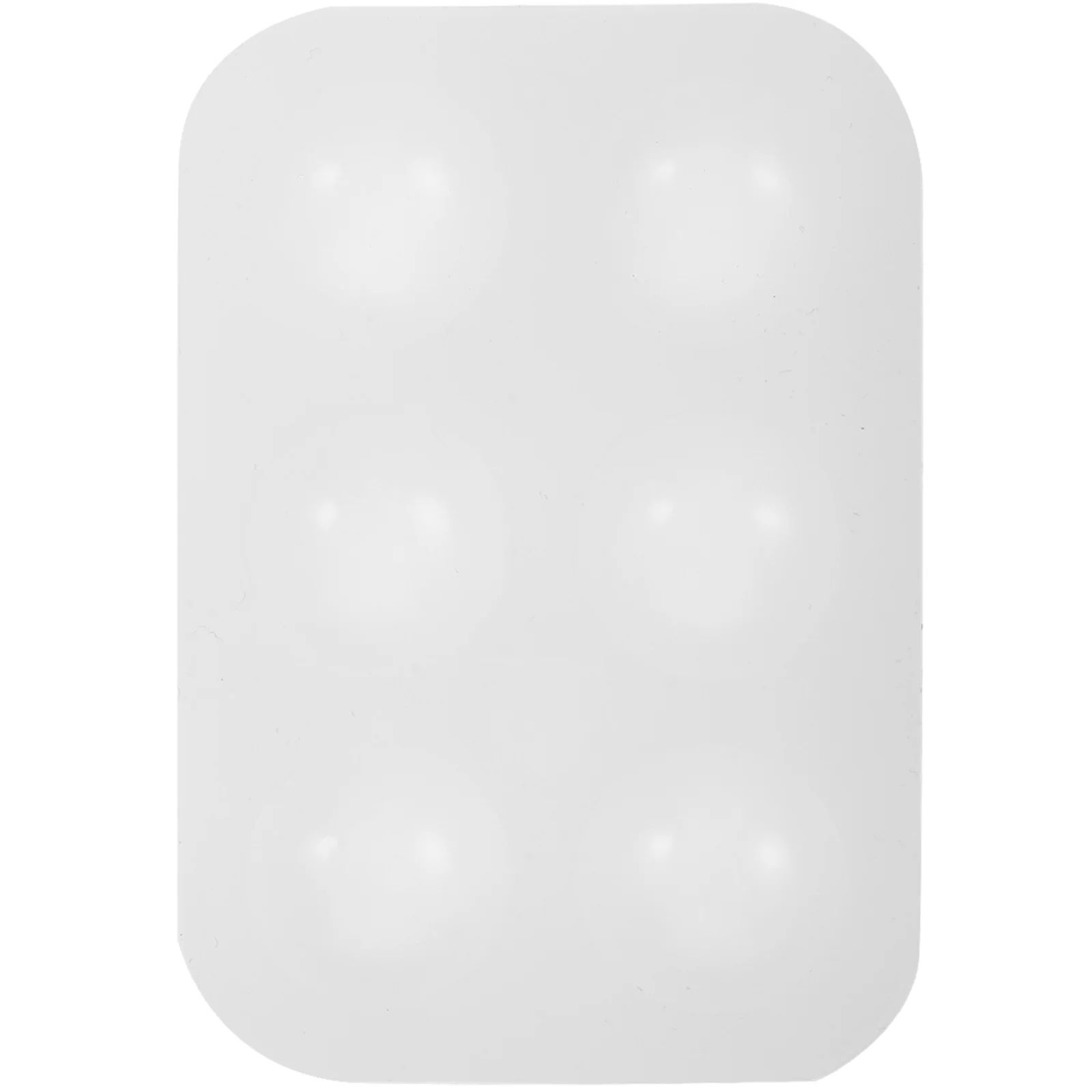 Прямоугольная акварельная палитра силиконовая пластина с шестью отверстиями