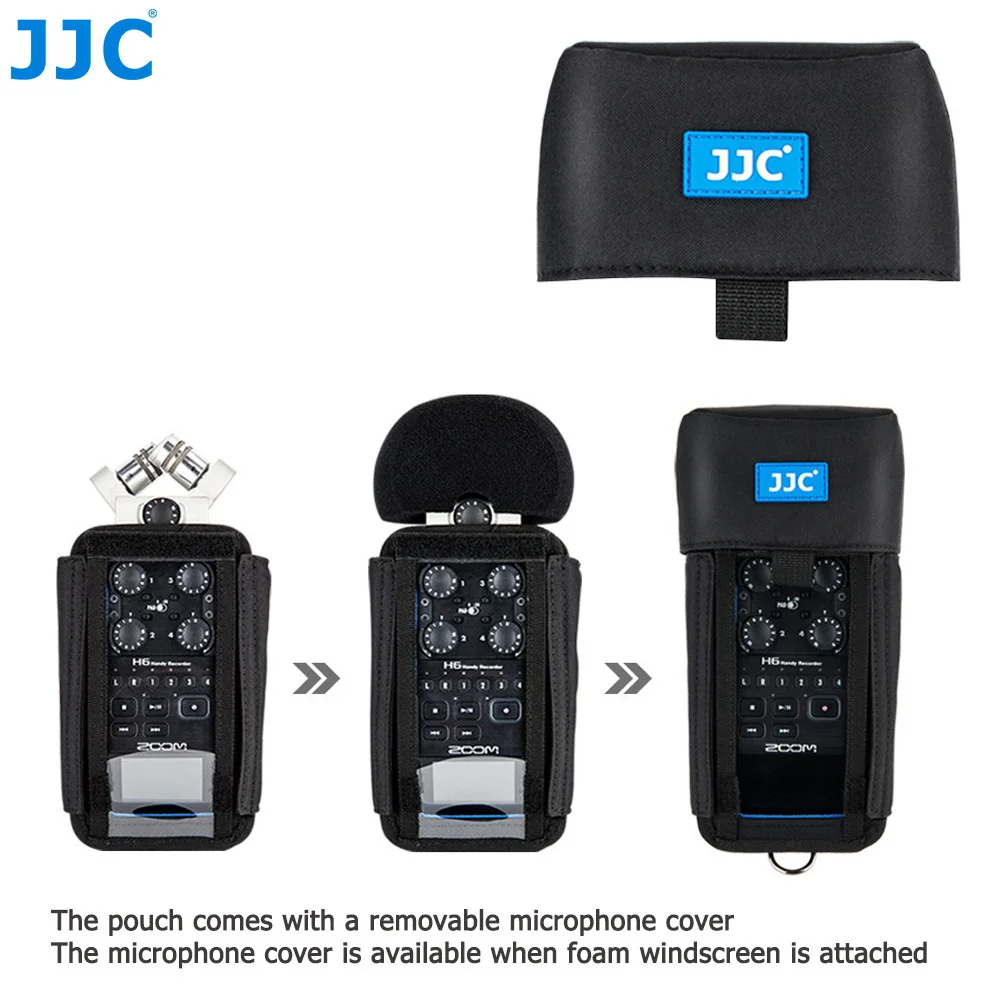 JJC держатель для камеры чехол сумка для записи для Zoom отчеты H6 H5 H4n H4n Pro удобный видео цифровой рекордер защитные аксессуары (art.: 7a83f5d35) - 7a83f5d35
