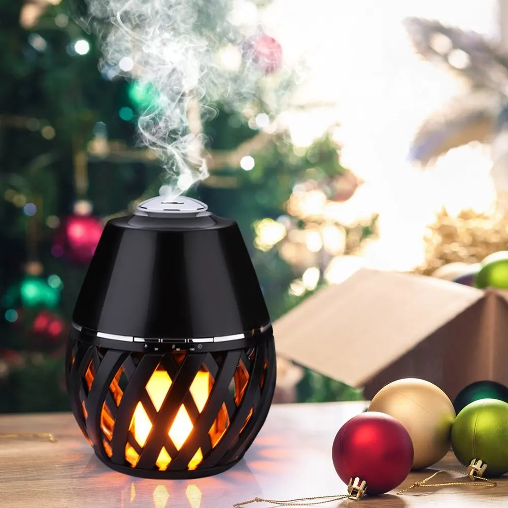 

U20 LED FLAME LAMP AROMA DIFFUSER WIHT FLAME ATMOSPHERE NIGHT LIGHT