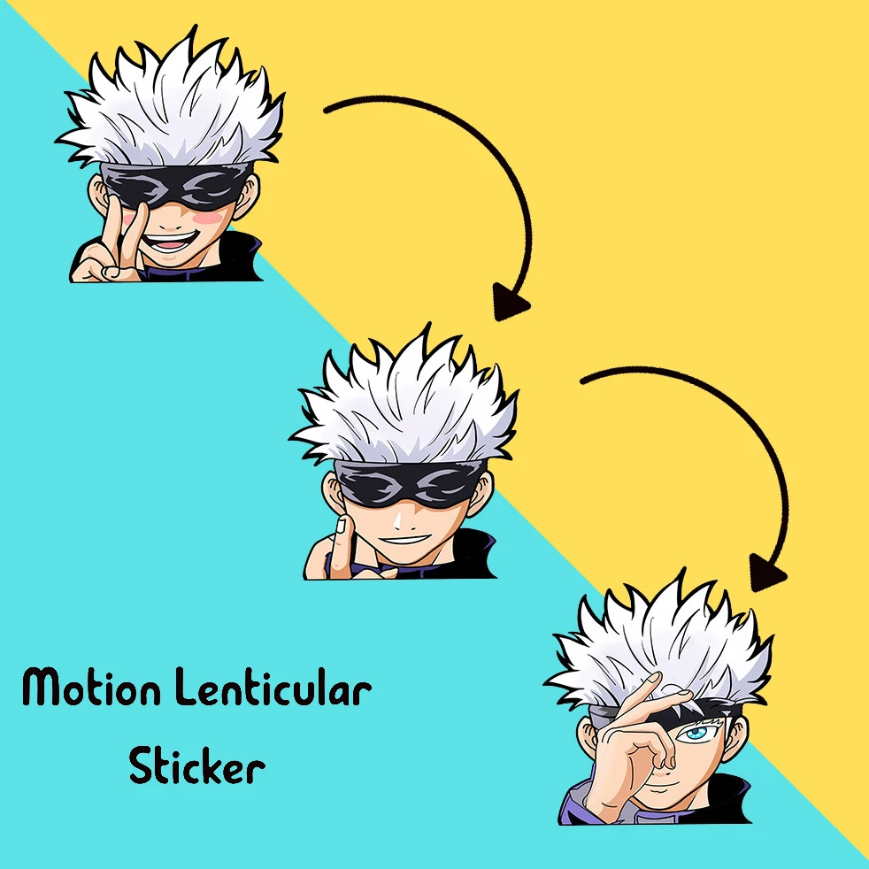

Gojo Satoru Motion Sticker Jujutsu Kaisen Anime Stickers Waterproof Decals