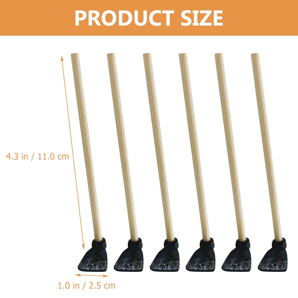 6 шт. мини-мотыга садовый инструмент игрушки дети ролевые детские косплей