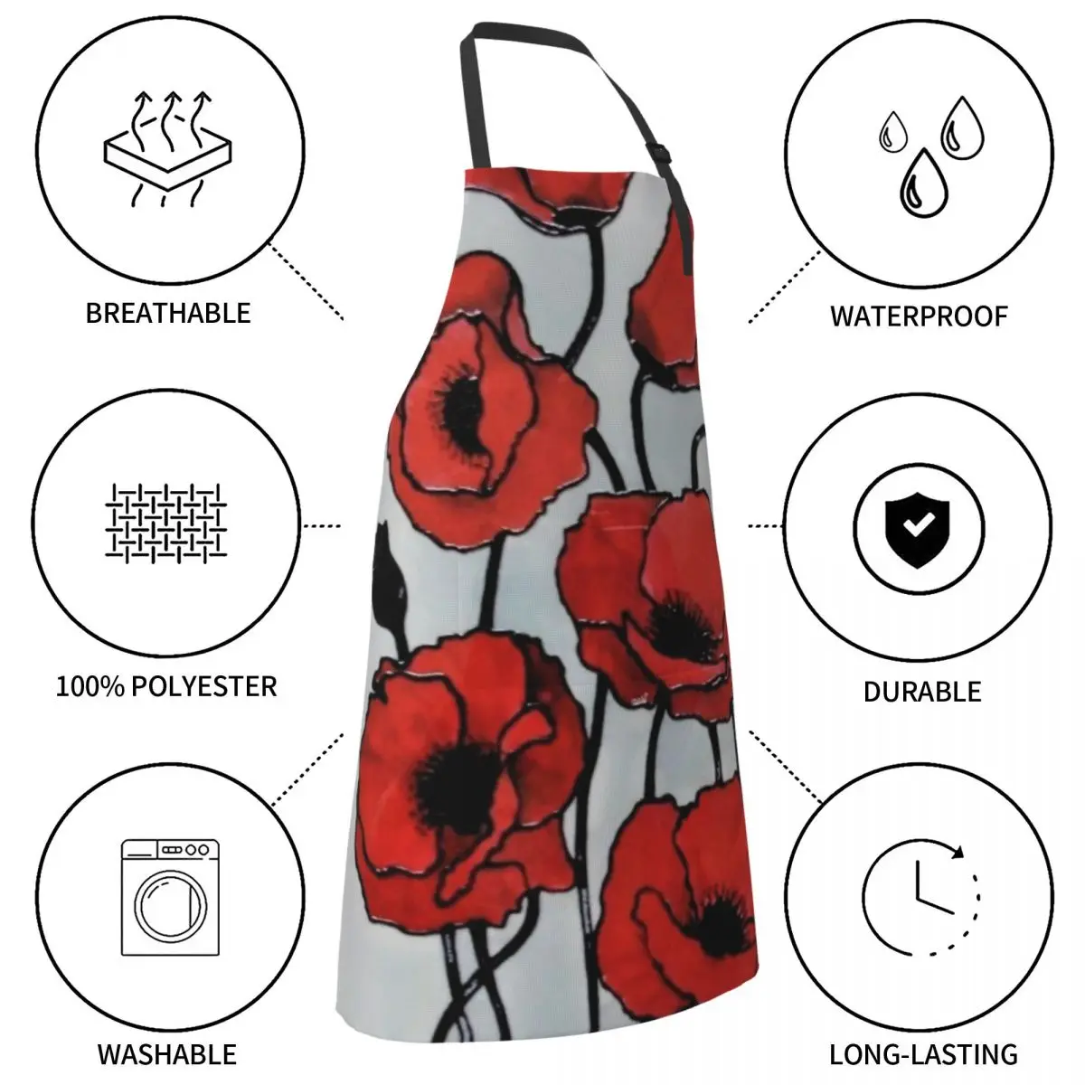 Фартук Рoppies женские платья милая кухня