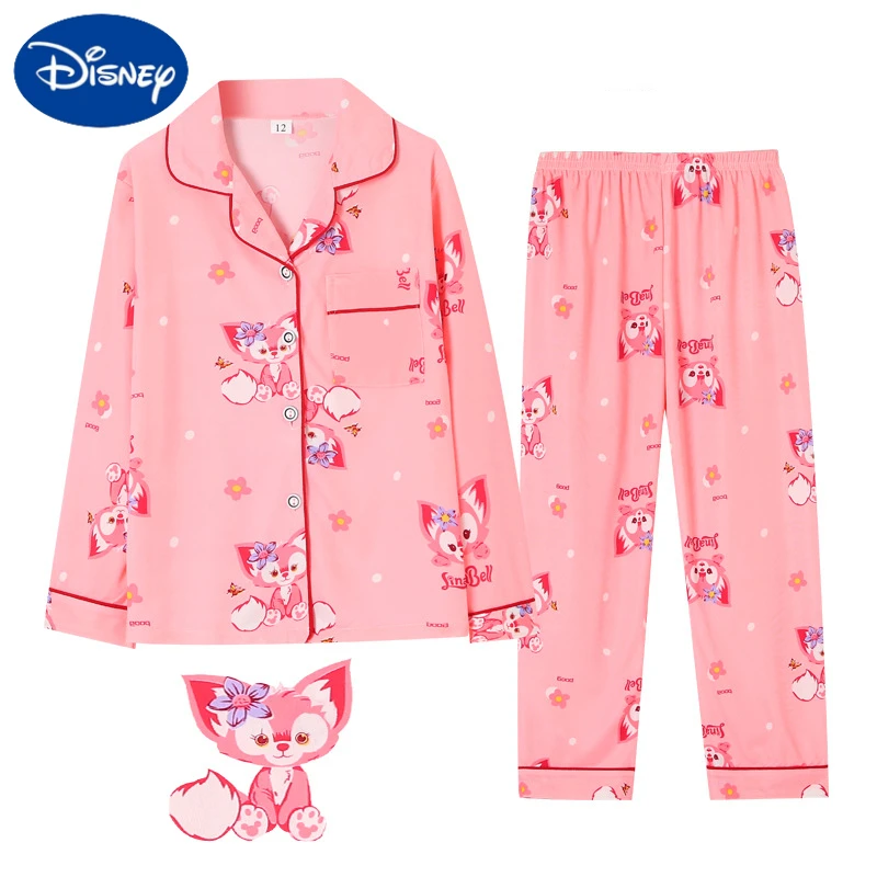 

Disney Mickey Mouse Pajmas Set Anime Autumn Cotton Children Pyjamas for Boys and Girls Sets Kids Home Wear Casual Sleepwear Suit