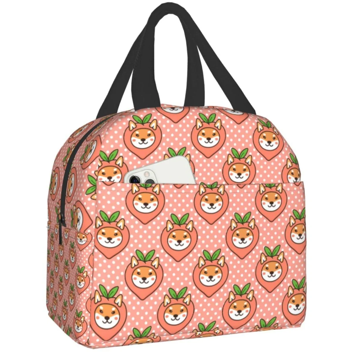 

Kawaii dog of japanese breed shiba inu Lunch Box Bento Box Insulated Lunch Boxes Reusable Waterproof Lunch Bag Hiking Beach