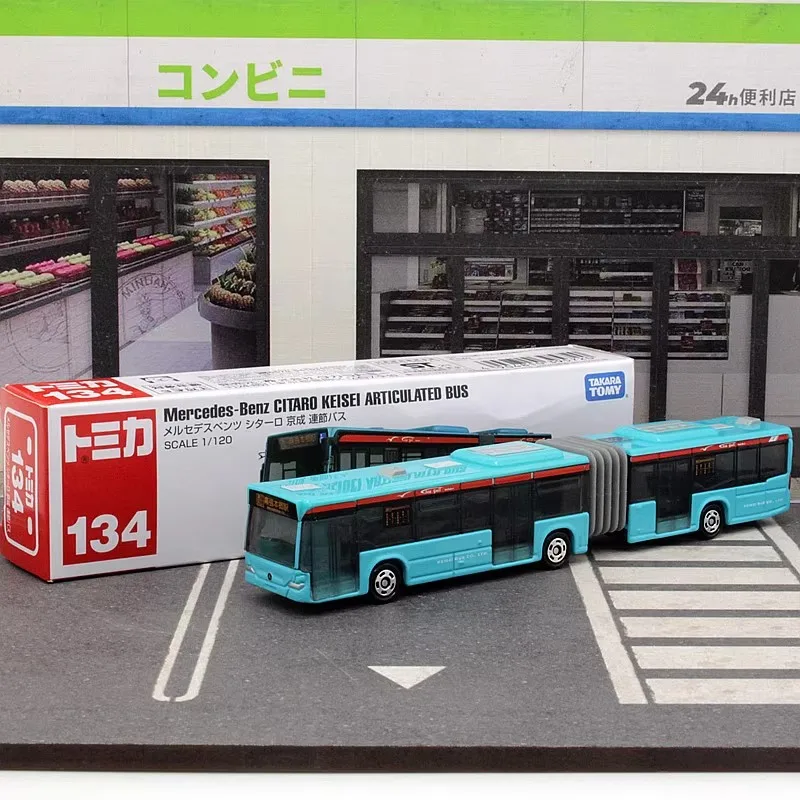 Фото Takara Tomy Long Type Tomica Keisei Bus No134 Шарнирный. Mercedes Benz Sita ー B Alloy Toys Литая под давлением металлическая модель для детей №1