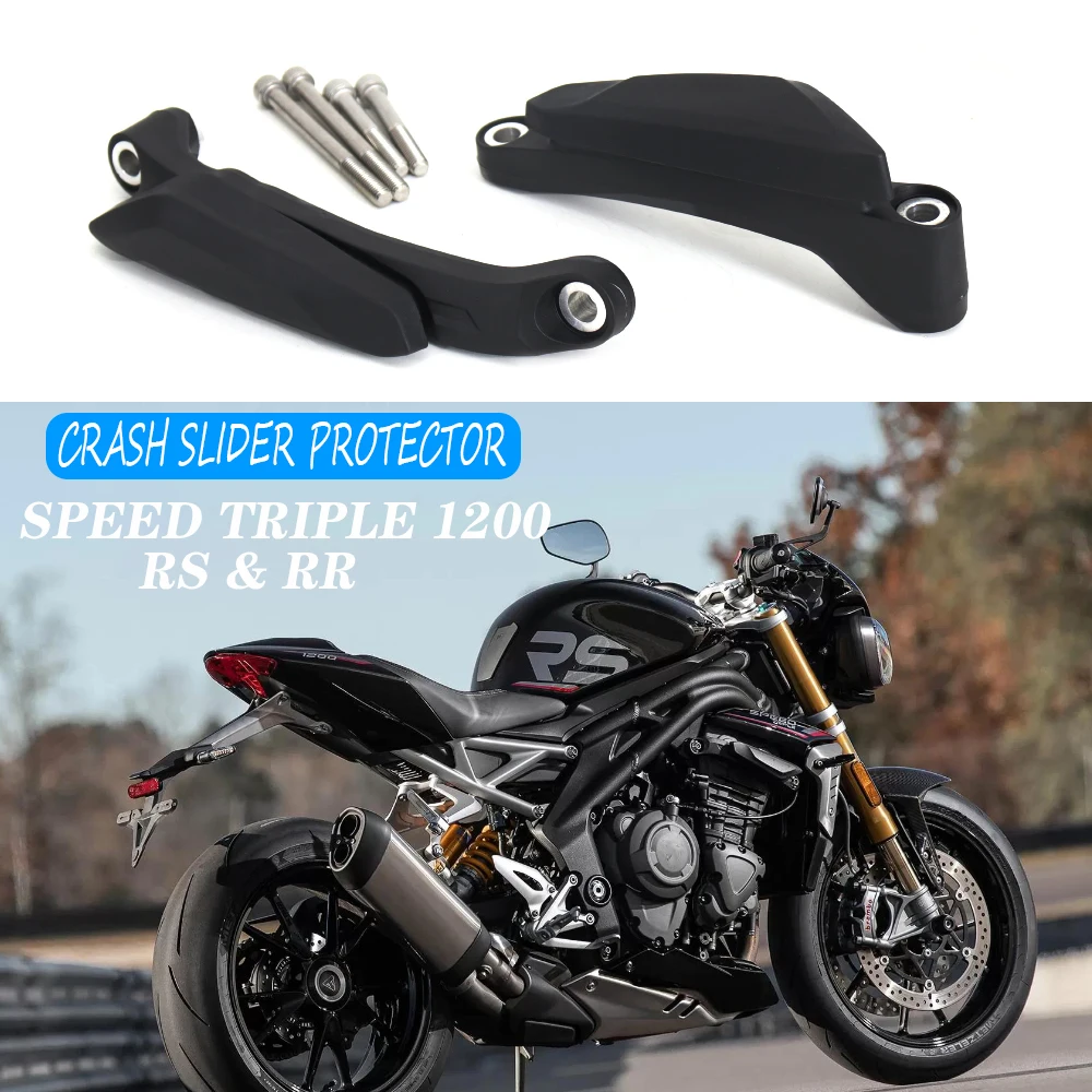 FOR Speed Triple 1200 RS 1200 RR New Motorcycle  Parts Falling Engine Protetive Guard Cover Crash Bar Frame Protector Bumper