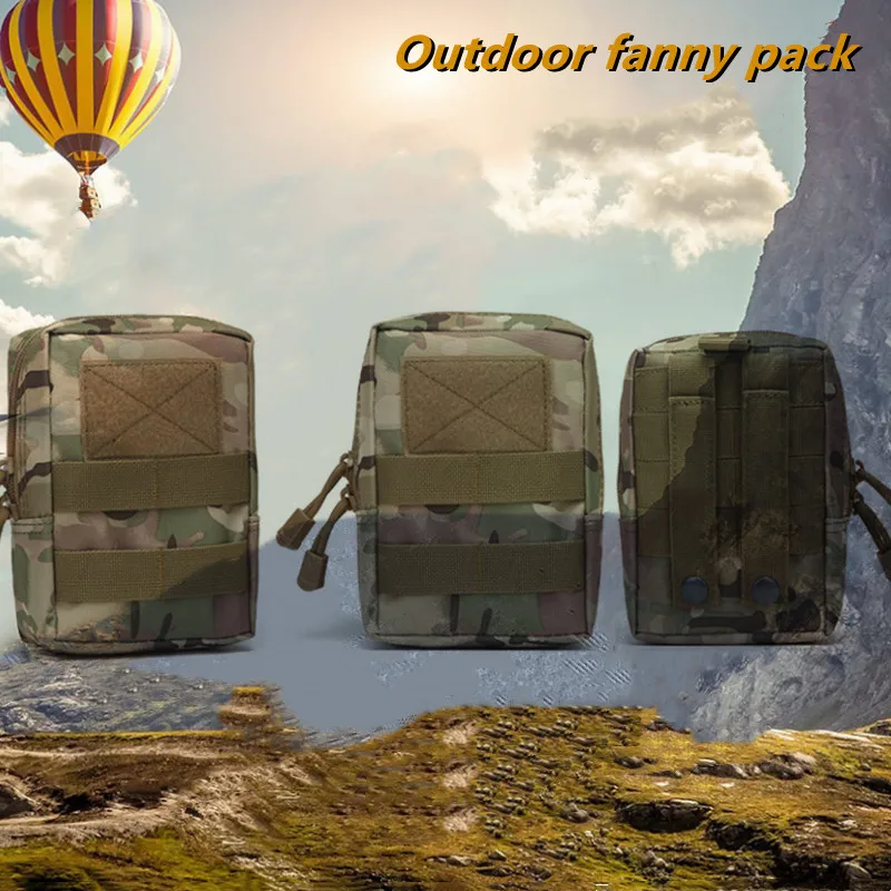 

Multifunctional Outdoor Tactical Waist Bag Sport Fanny Pack Tool Zipper Waist Pack Bag for Men