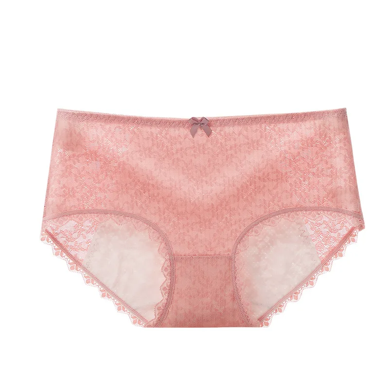 

New Cotton Physiological Period Leak Proof Menstrual Panties Sexy Lace Breathable Low Waist Seamless Women Underwear Breifs