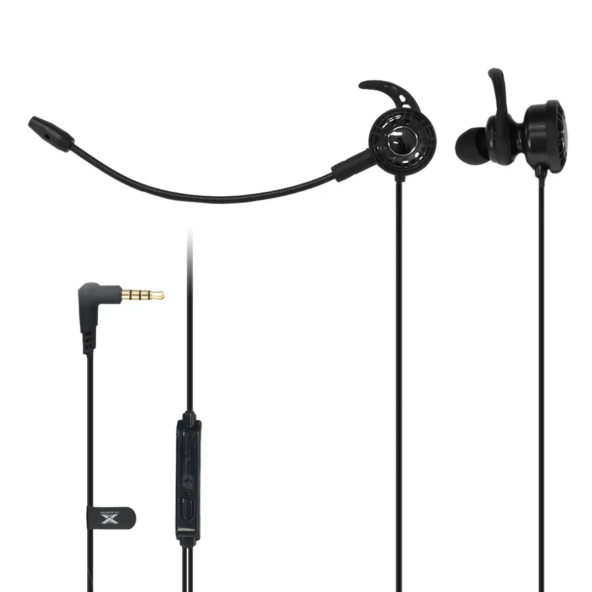 

GAMER HEADPHONE FOR FLEX CELLPHONE WITH HIGHLIGHLY MICROPHONE