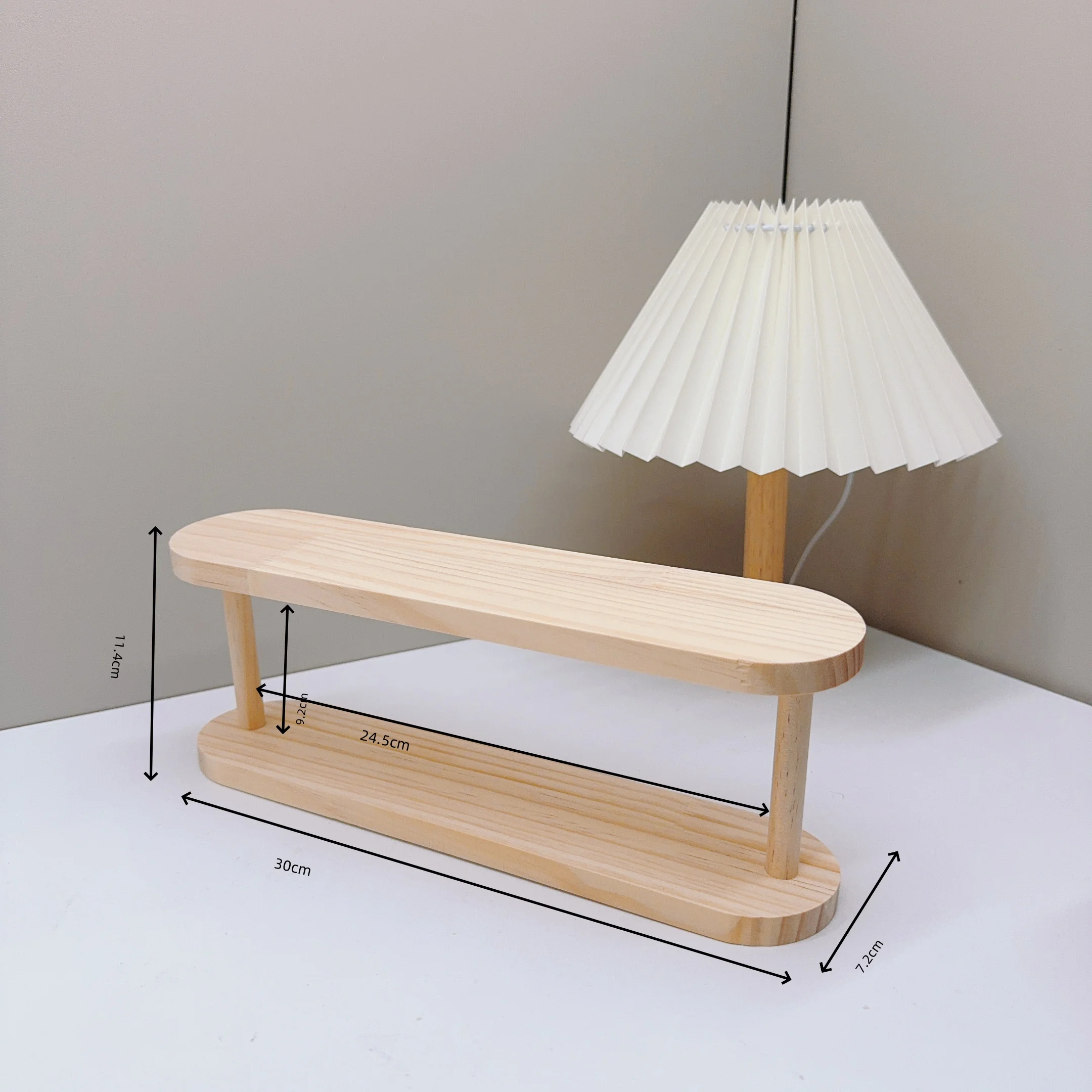 

Деревянная полка-органайзер для хранения