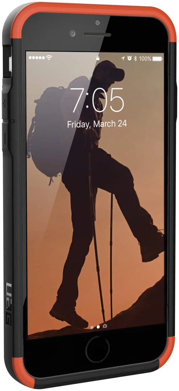 Чехол Urban Armor Gear (UAG) Civilian Series для iPhone SE 2020/8/7 цвет Черный | Мобильные телефоны и