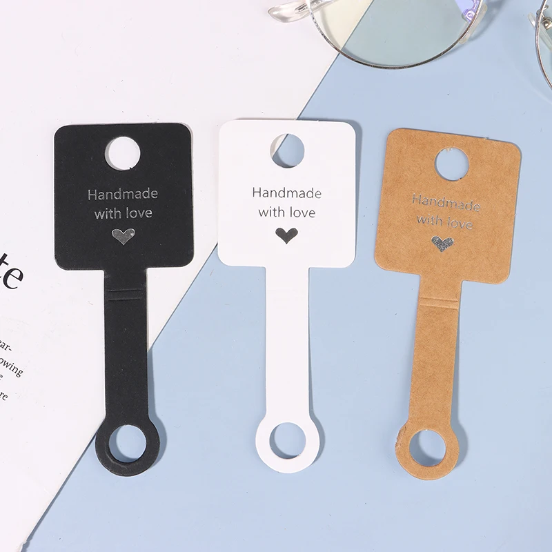 

Самоклеящиеся картонные витрины для браслетов, держатели для ювелирных изделий, 50 шт., 4 х10 см, для небольших деловых и праздничных подарков, упаковочный материал