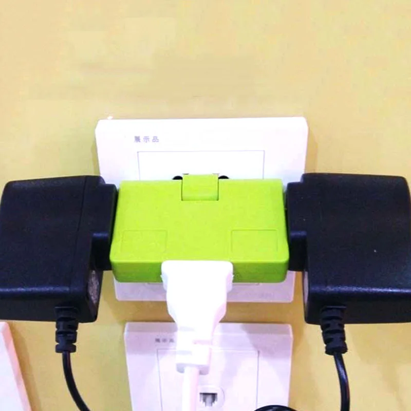 Дорожный адаптер переменного тока с вилкой европейского и американского