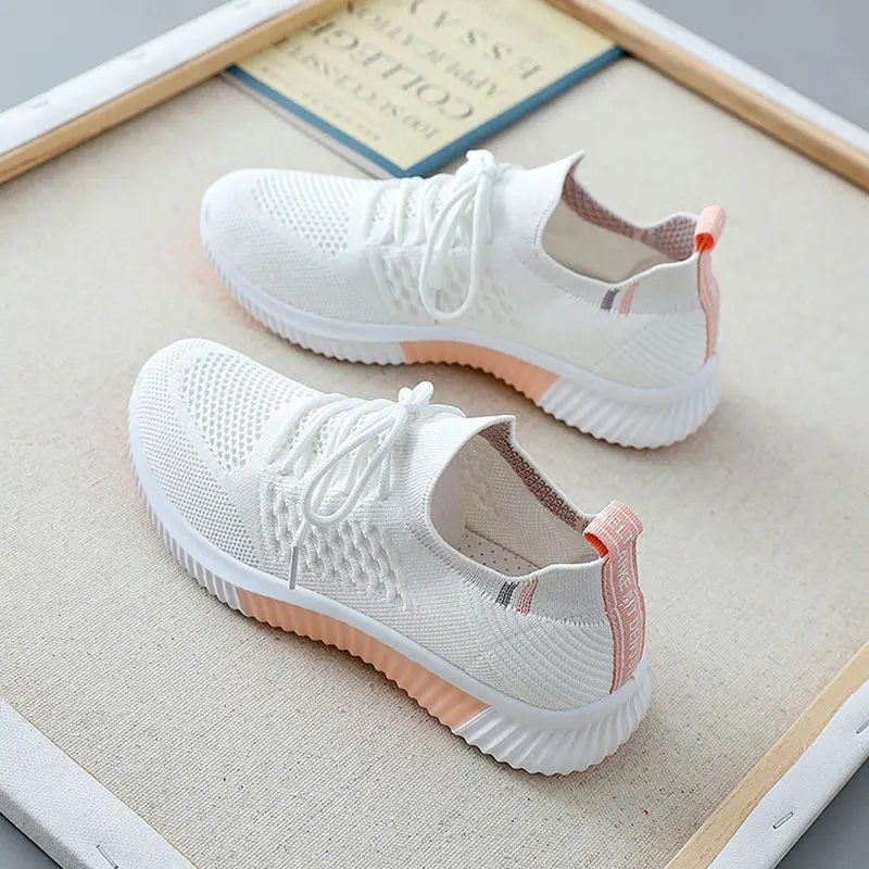 Туфли женские теннисные классические повседневные кроссовки на плоской подошве