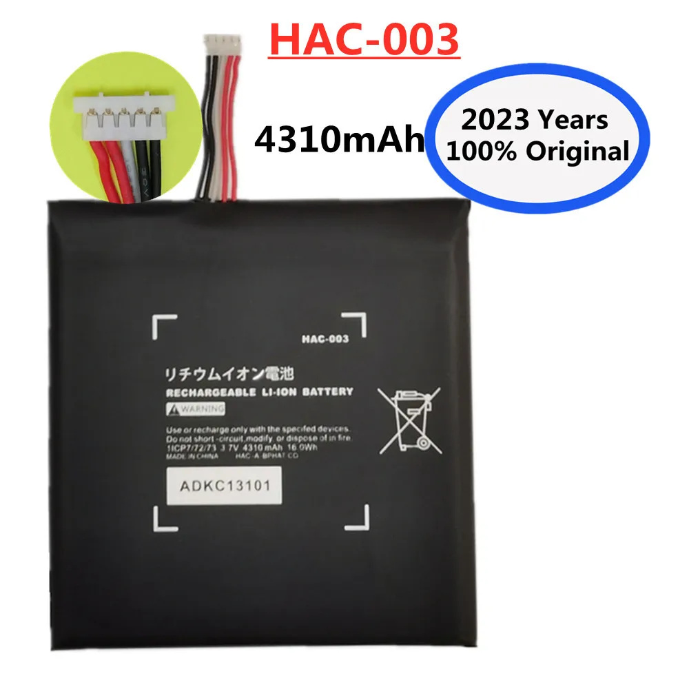 

HAC-003 HAC-001 Замена аккумулятора для игровой консоли Nintendo Switch 2017, зарядное устройство, аккумулятор (3,7 в, 16 Вт/ч, 4310 мАч)
