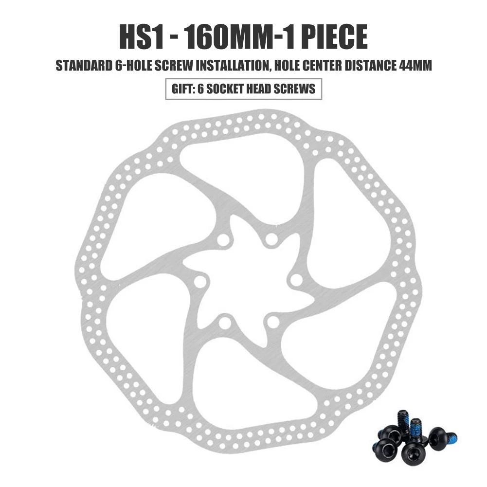 

HS1 160 мм MTB дисковый тормоз горного велосипеда Rotor Велосипедный тормозной диск из нержавеющей стали