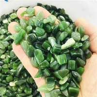 20 1000g natural green jade gravel crystal stone rock healing gemstone green aventurine for fish tank home wholesale