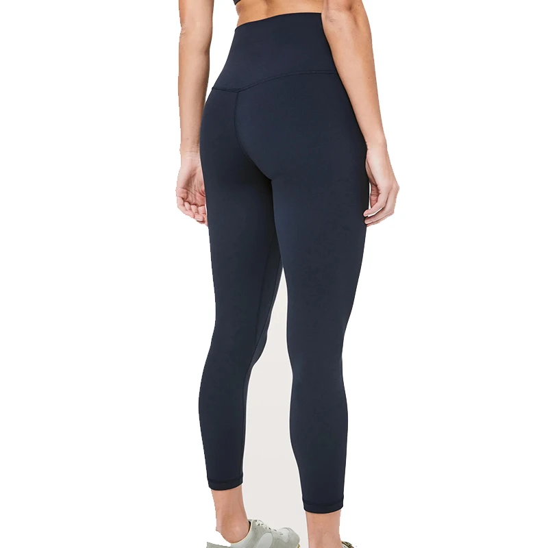 Luluwomen Fitness Sports Yoga Pants High Waist Tight Quick Drying Breathable Sports Fitness Running Women's Yoga Leggings