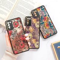flower bud pattern case for samsung a13 5g case samsung a12 a32 a33 a 13 a31 a22 a22s a21s a23 a20s a10s a20 a11 protector cover