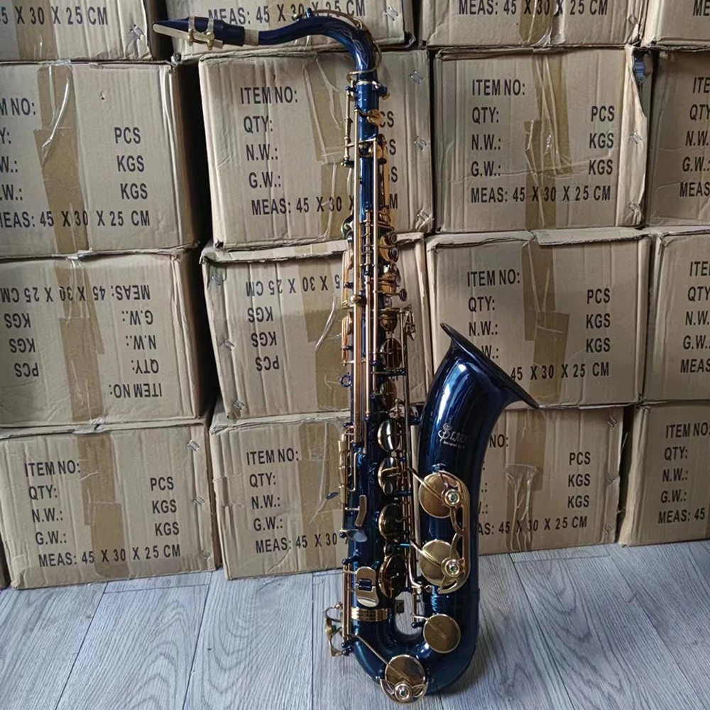 

SLADE Tenor Saxophone Professional Bb Tenor Saxophone With Cleaning Cloth Gloves Suitcase Mouthpiece With Reed Accessories