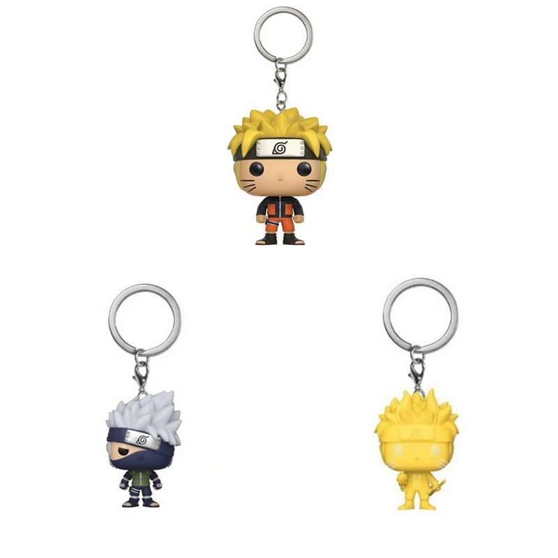 Экшн-игрушка Funko Narutos SIX Journey KAKASHI брелок для ключей Горячая тема японское аниме -
