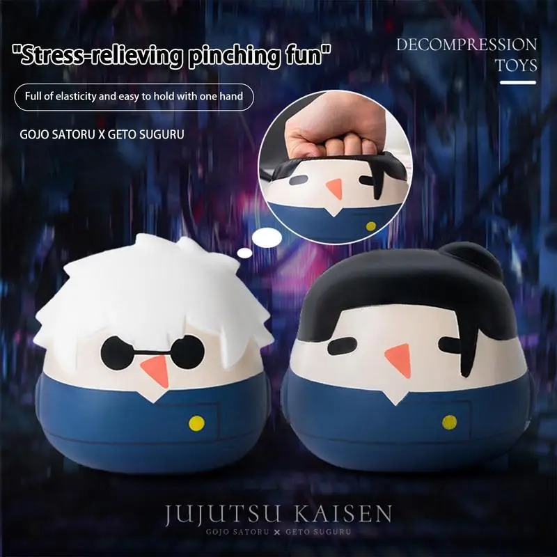 

Squeeze Toy Bread Shape Decompressions Q Version dolls kids Cartoon decompress Squeeze Toy Incantation Relief Fidget toys