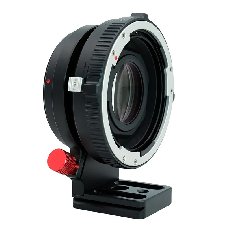 Фото XPimage M645-L 0.71 зум-адаптер с функцией блокировки для объектива Mamiya M645 на Leica L TL CL, Panasonic L S1K, Sigma FP №2