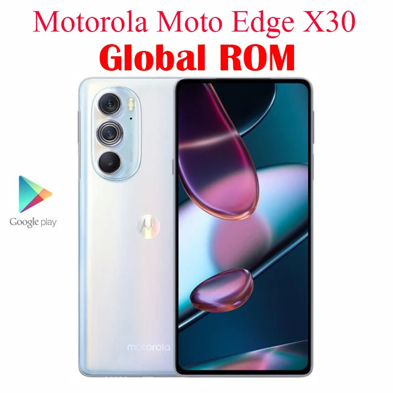Motorola Moto Edge X30 смартфон с 5 5-дюймовым дисплеем процессором Snapdragon 8 6 7 мАч 68 Вт 50 МП