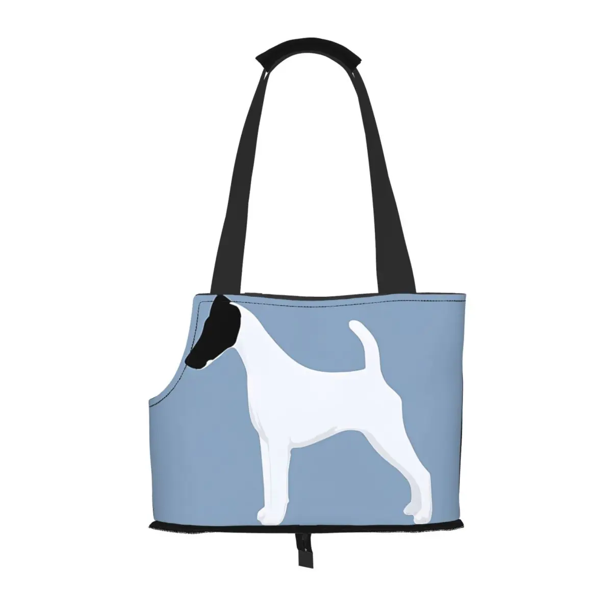 Гладкий Лисий терьер. Дружественная независимая забавная переносная сумка для