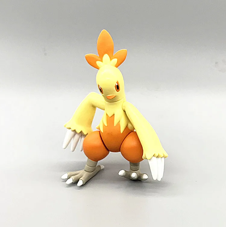 

TAKARA TOMY Genuine Pokemon Fire and Fighting Type Combusken Cute Joints Movable Action Figure Model Ornaments Toys