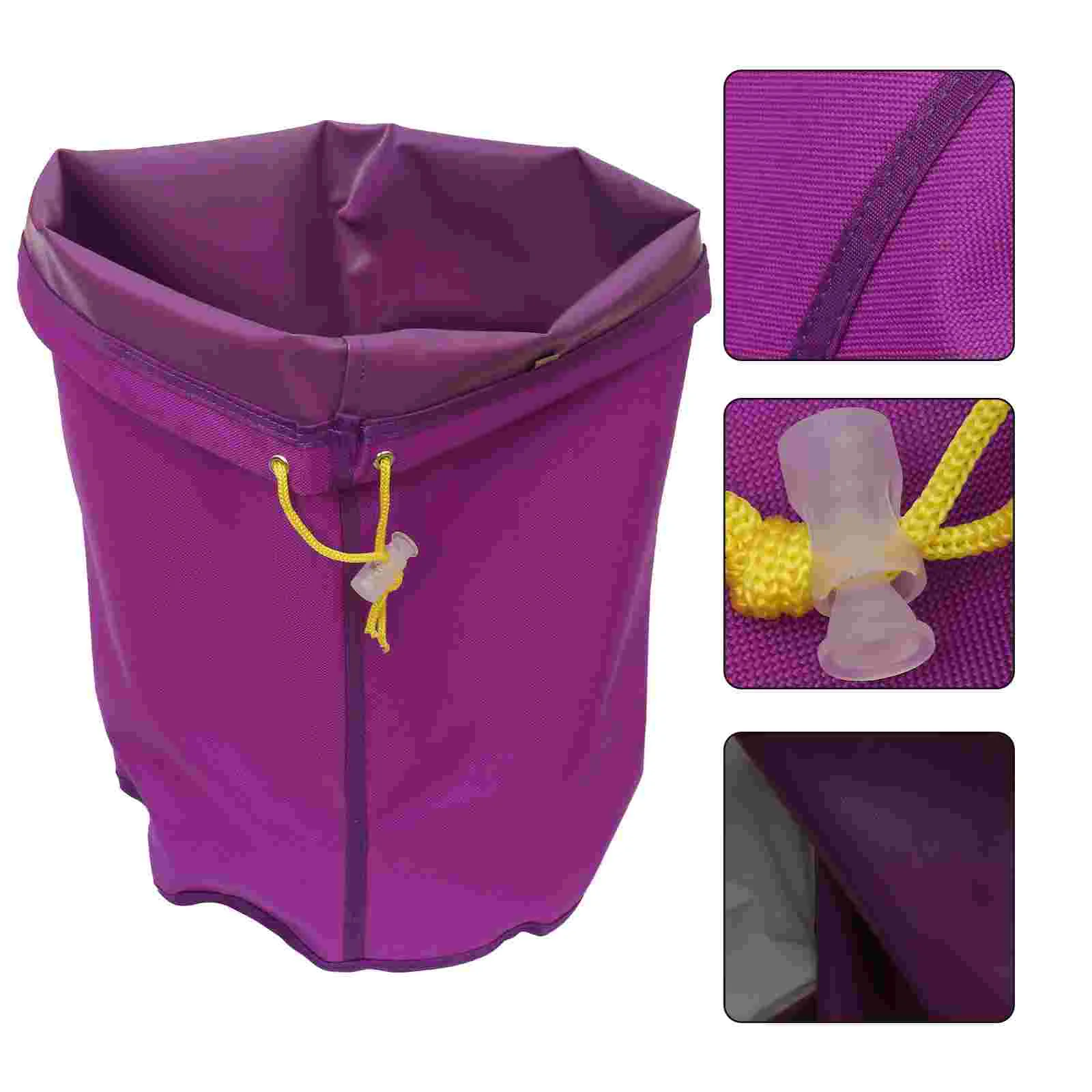 

5 Gallon Garden Grow Bag Waterproof Hash Herbal Essence Extraction Bag Dreg Filter Bag For Outdoor Patio ( Purple )