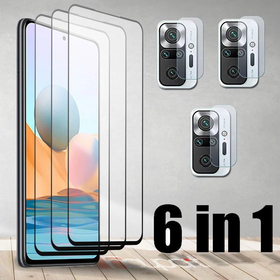 

Glass For Xiaomi Redmi Note 10 Pro Max Note 10S 10 5G Tempered Screen Protector Camera Lens Film For Redmi Note 10 Pro Glass