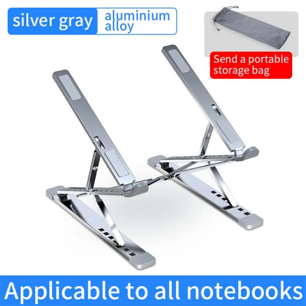 

Portable Aluminum Laptop Stand Notebook Stand Foldable Adjustable Bracket Lap Top Base For Macbook Lenovo Dell Ergonomic
