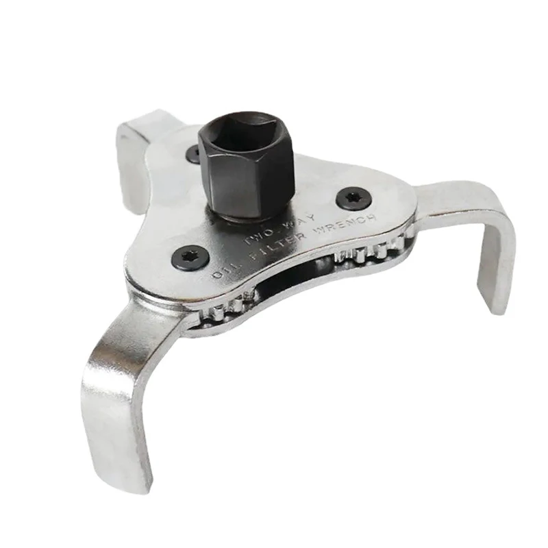 

Universal Oil Filter Wrench Adjustable Install Uninstall Removal Key Repairing Tool