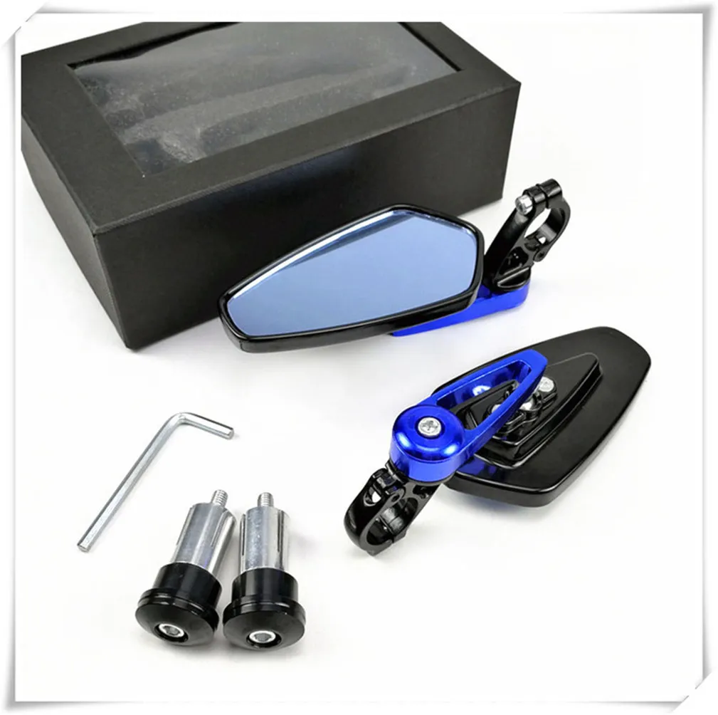 Аксессуары для мотоциклов задние зеркала 7/8 дюйма 22 мм синее стекло HONDA CRF450X CRF230F