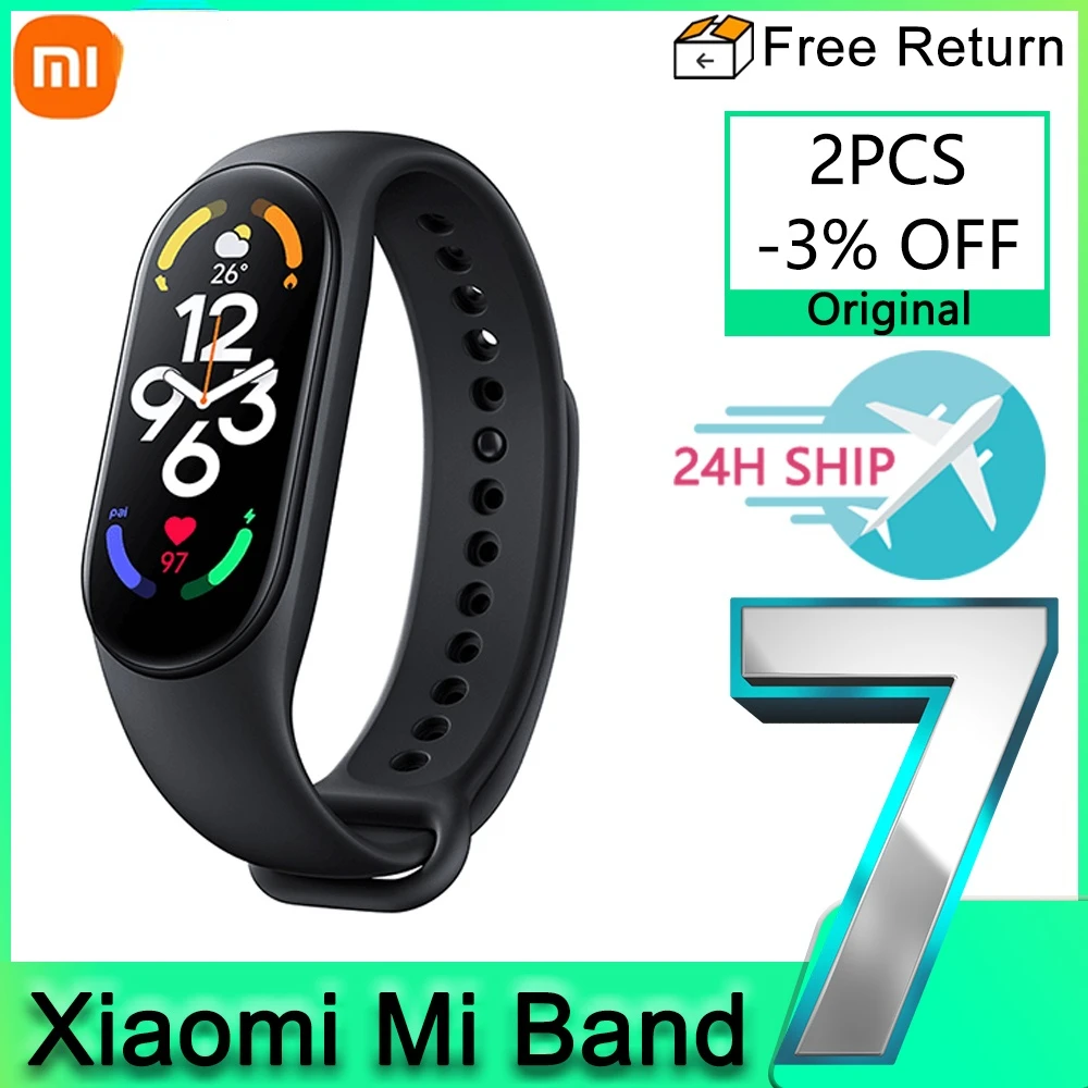 

Xiaomi – With 7 Connecting Bracelets 1.62 Inch AMOLED Bluetooth Motion Sensor With Blood Oxygen Monitoring 5atm Genuine Limited