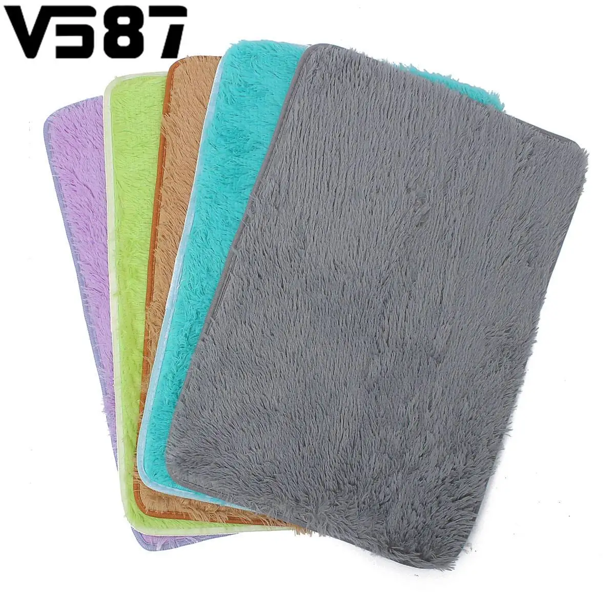 

Modern Super Soft Rectangle Carpet For Livingroom Fluffy Silky Rugs Anti-Skid Shaggy Area Mat Bedroom Carpets Home Decoration