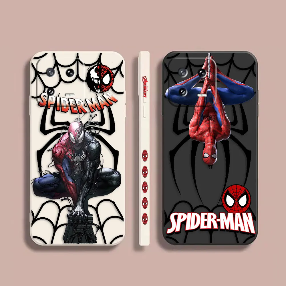 

Case For Xiaomi PCOO F3 F4 F5 M3 M4 M5 X3 X4 X5 MIX 3 4 Black Shark 4 5 GT Pro 4G 5G Case Funda Shell Marvel's Dark Spider-Man