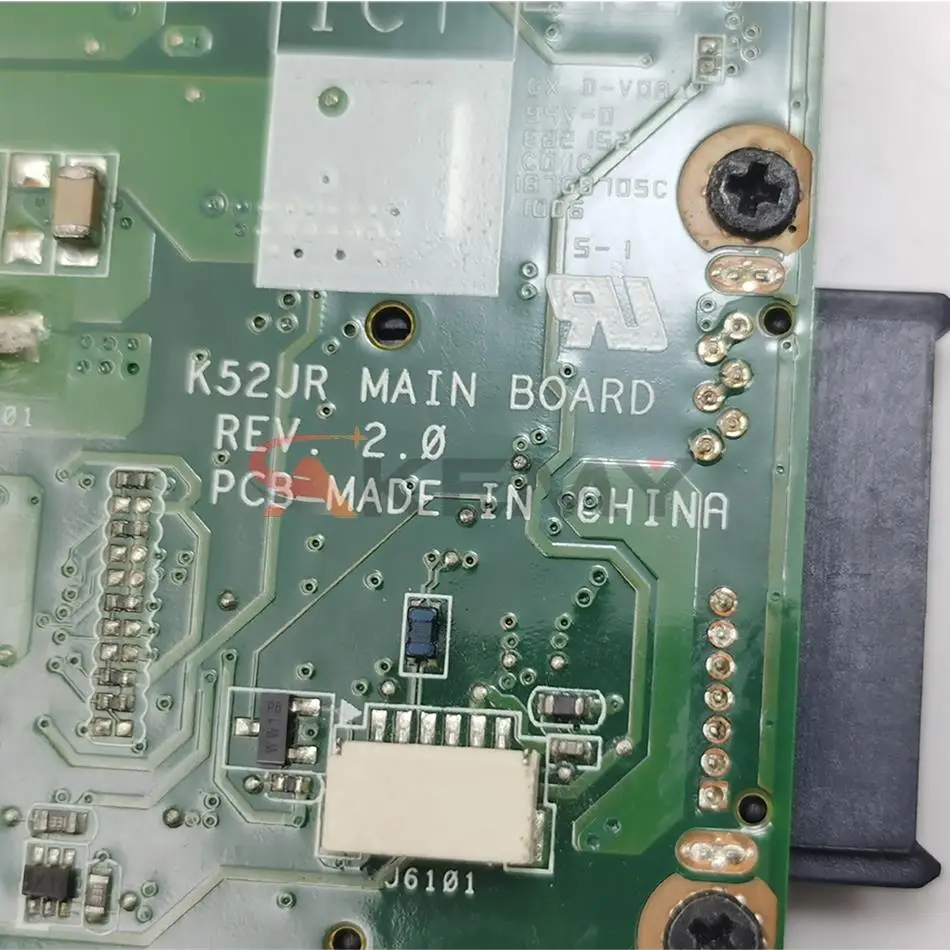 Материнская плата для ноутбука Asus K52JR протестированная 100% ОК 1 ГБ HM55 HD5470/1G REV 2 0 +