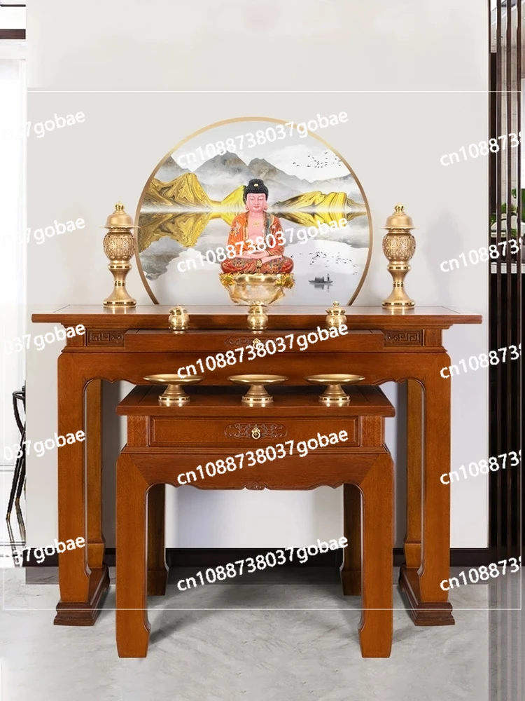 Стол Будды для алтаря китайский бытовой стол из цельного дерева простота