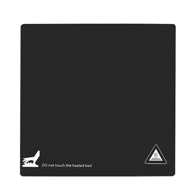 

3D Printe Heat Bed Sheet Platform Buildplate Sticker Plate Beautiful Texture Frosted Hot Mattress Black