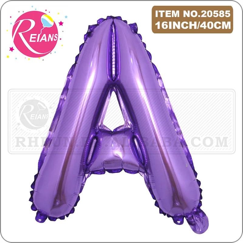Воздушные шары из фольги в виде букв и цифр 16 дюймов |