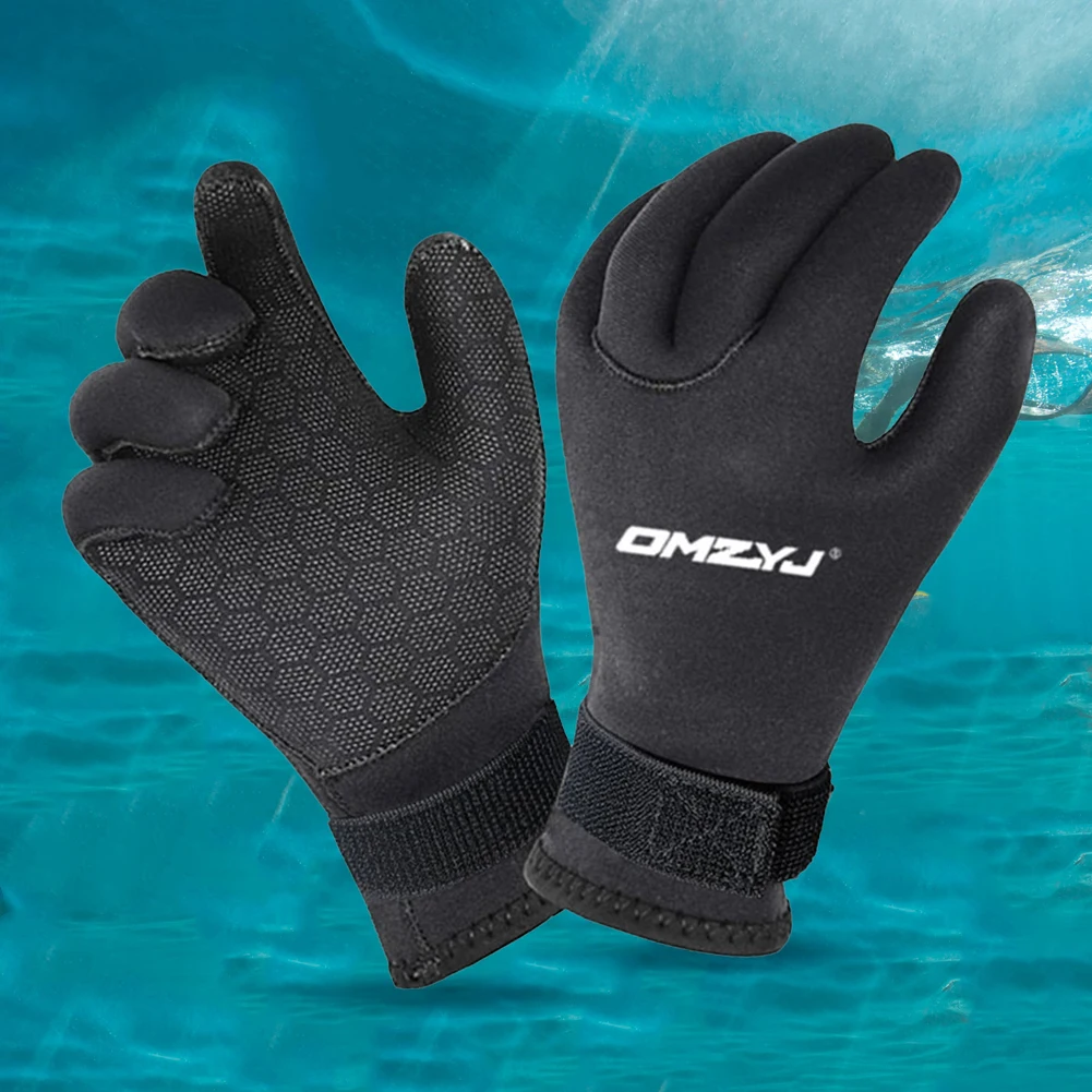 

1 Pair Professional Swimming Scuba Diving Gloves Non-slip Keep Warm Winter Gloves for Men Snorkeling Surfing Handwear