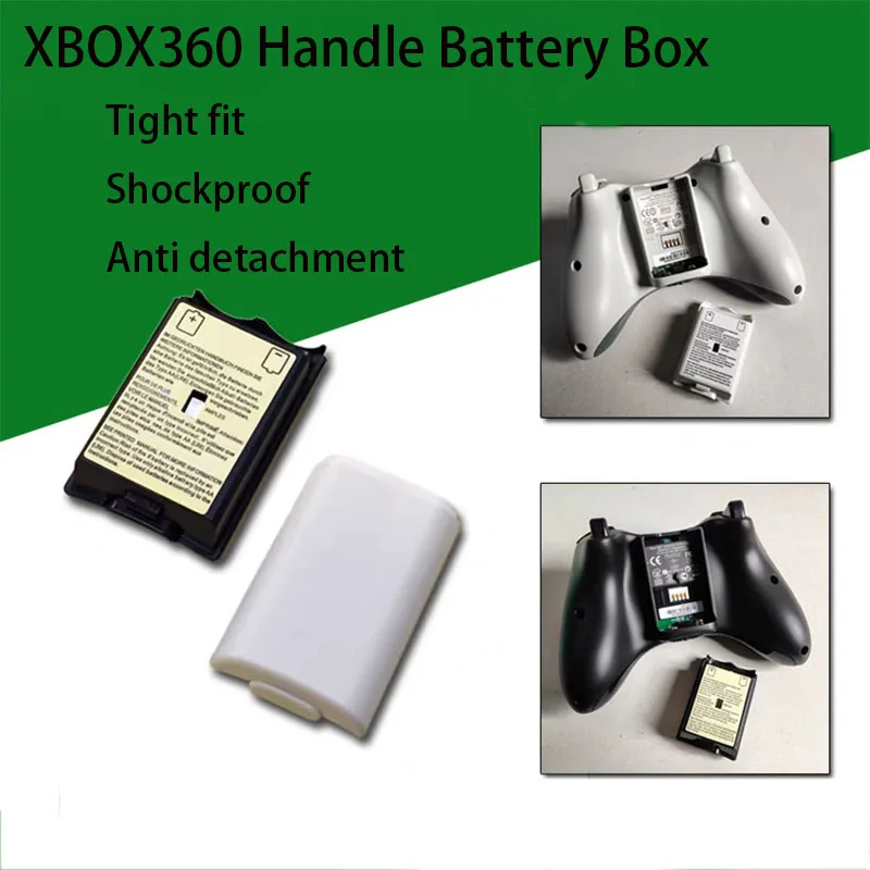 CHENGHAORAN 2 шт. для XBOX360 контроллера задней крышки батарейного отсека игровой консоли