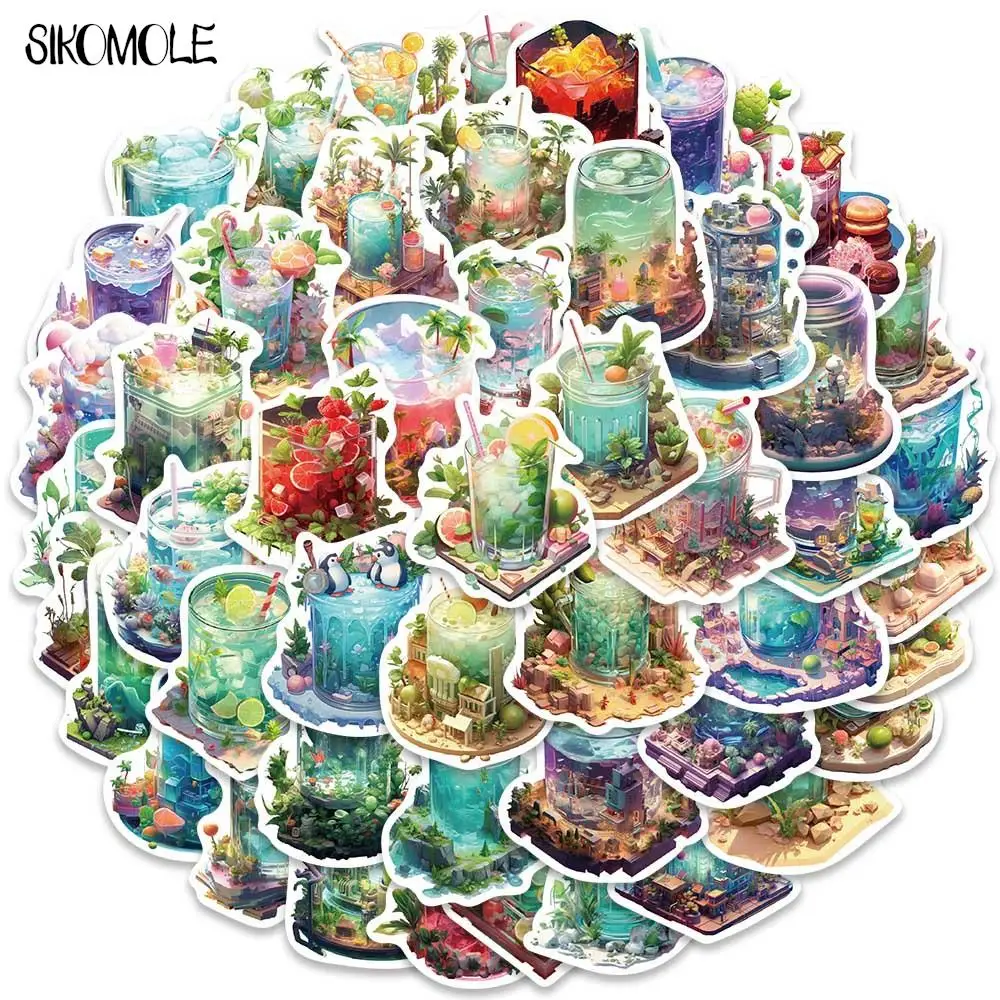 10/30/50 шт. наклейки Мир в Microcup