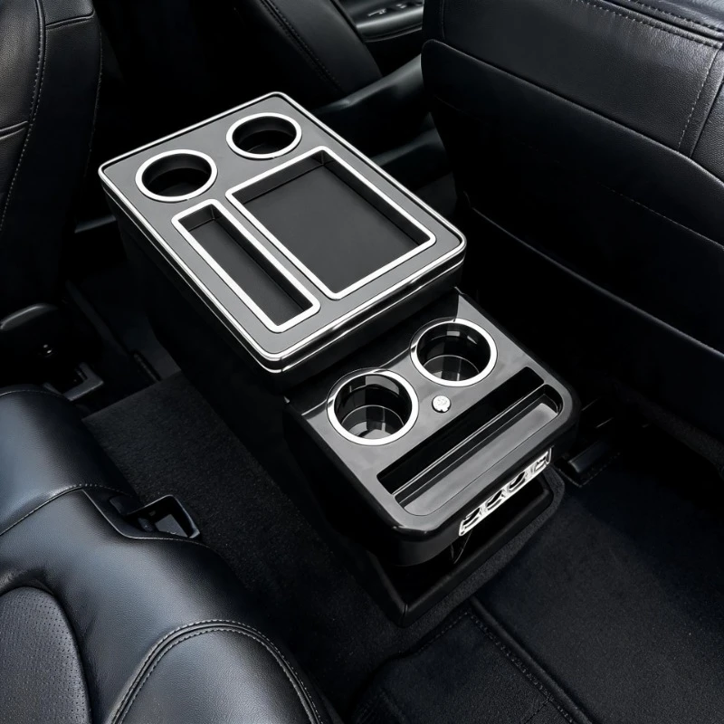 Фото Подлокотник для Toyota Overlord Estima Previa Previa 30 - 50 Series, комплект ящиков для хранения в переднем ряду с перилами. №1