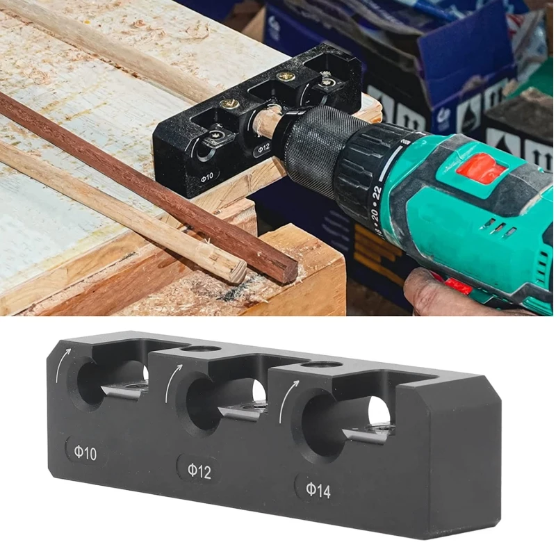 

Dowel Maker Jig 8/10/12/14mm 16mm 18mm with Carbide Blade Electric Drill Milling Dowel Round Rod Auxiliary Tool Woodworking Tool